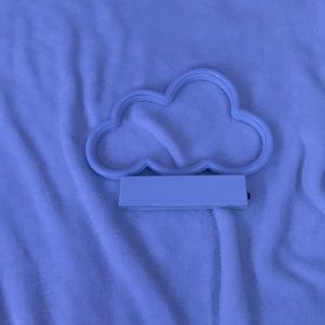 Cool blue led light cloud